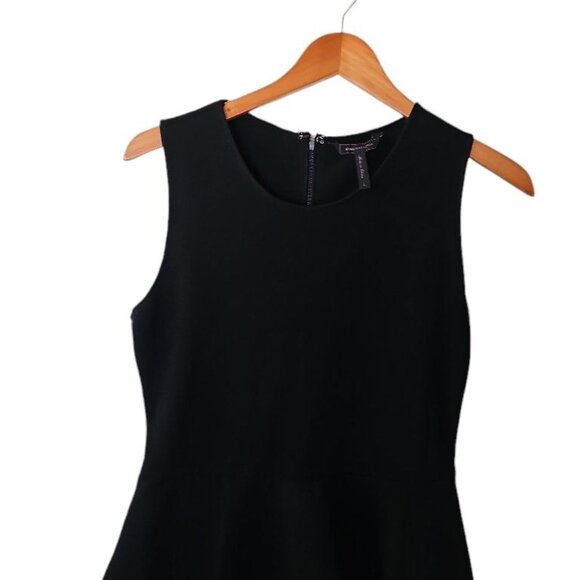 BCBGMAXAZRIA Black Francis Layered Peplum Large‎ L Ruffle - Picture 12 of 16